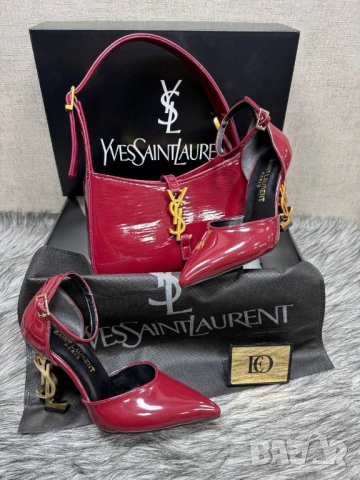 обувки на ток YSL saint laurent , снимка 8 - Дамски обувки на ток - 50641651