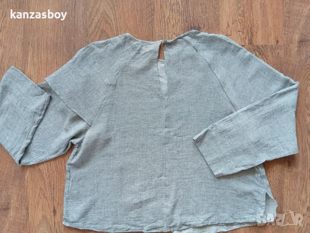 MASSIMO DUTTI - дамска блуза р-р L, снимка 8 - Блузи с дълъг ръкав и пуловери - 55849687