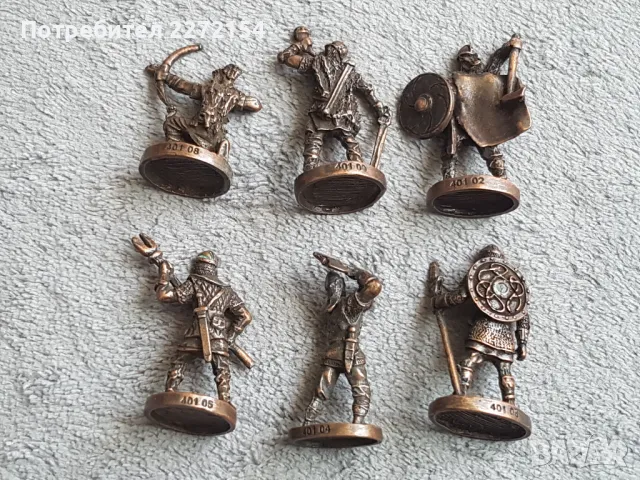  Статуетка  викинги 6 бр, снимка 2 - Колекции - 50080075