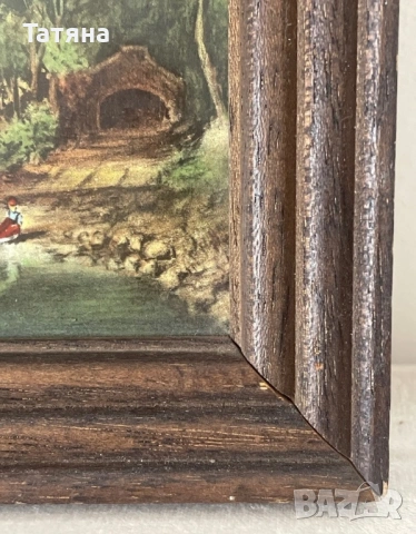 Винтидж керамична плочка, Villeroy & Boch, живопис, снимка 4 - Картини - 53136374