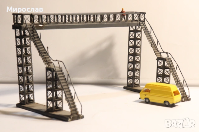 FALLER? KIBRI? VOLLMER? H0 1/87 СГРАДА МОСТ ВАГОН ВЛАК ЖП, снимка 8 - Колекции - 53742792