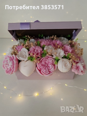 Ароматни соеви свещи в кутия, снимка 2 - Декорация за дома - 52445995