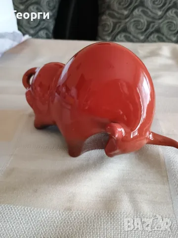 Красив керамичен бик-4, снимка 2 - Декорация за дома - 50096766