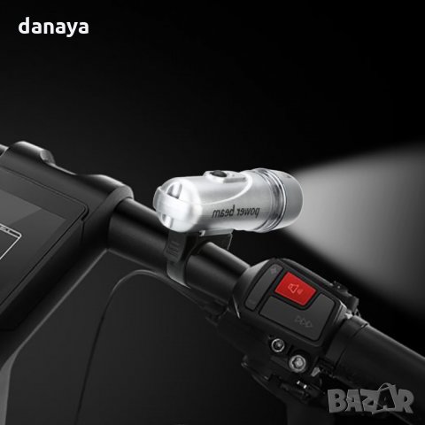 2436 Универсален комплект LED светлини за велосипед фар и стоп за колело, снимка 4 - Аксесоари за велосипеди - 34246869