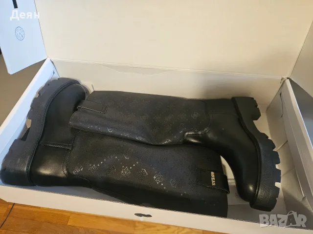 Дамски кожени ботуши GUESS , снимка 2 - Дамски ботуши - 56057291