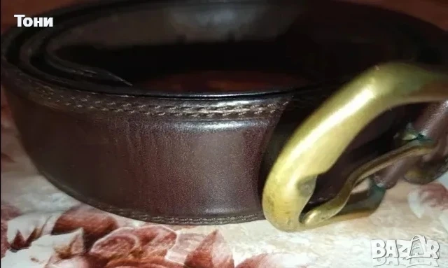 SCHUCHARD & FRIESE Оригинал Нов Мъжки Колан Изцяло от Естествена Кожа 125см , снимка 8 - Колани - 53661270