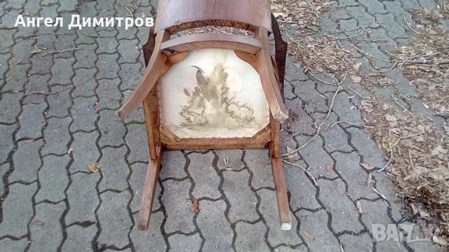 Страхотен дървен стол , снимка 4 - Антикварни и старинни предмети - 38900615