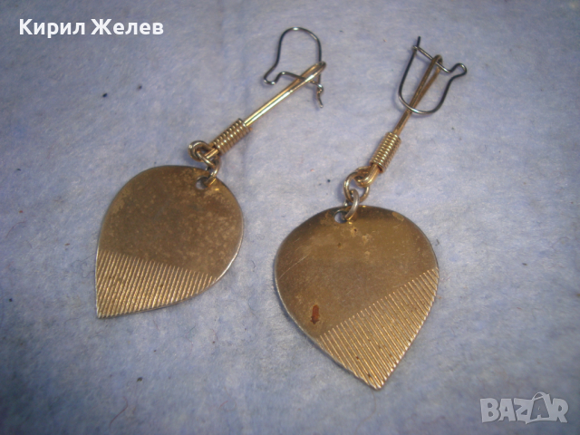 ПОЗЛАТЕНИ ВИНТИДЖ РЕТРО АРТ СТИЛ ОБЕЦИ 26181, снимка 4 - Обеци - 36353654