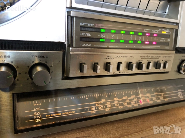 Радиокасетофон 💥 AKAI AJ 500 FL, снимка 6 - Радиокасетофони, транзистори - 53761388