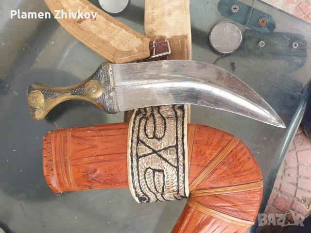 Стара сомалийска джамбия , снимка 6 - Антикварни и старинни предмети - 53604832