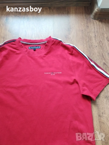 Tommy Hilfiger - страхотна мъжка тениска L КАТО НОВА, снимка 4 - Тениски - 53864678