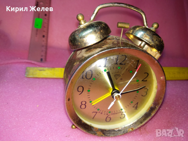 SHANGHAI CHINA Стар РЯДЪК КОЛЕКЦИОНЕРСКИ РЕТРО МЕХАНИЧЕН КИТАЙСКИ БУДИЛНИК ШАНХАЙ 30516