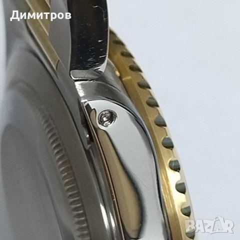 ROLEX GMT Master II Steel&Gold 18k, ref. 16713, профилактиран - оригинал, снимка 9 - Мъжки - 40789035