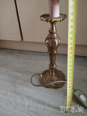 Барокова настолна лампа, снимка 2 - Настолни лампи - 41471742