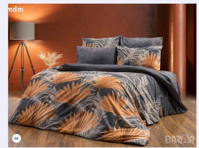 Марка VALDİVİA луксозен двоен ранфорс спален комплект 100% памук- 49 лв, снимка 17 - Спално бельо - 44016481