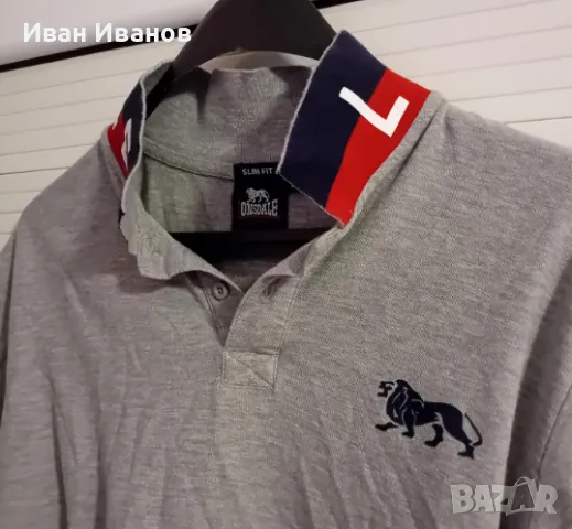 Оригинална фланелка с яка Lonsdale