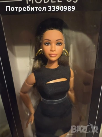 Кукла Barbie Basics Модел 5 – Колекционерска кукла с кестенява коса, черна мини рокля - Mattel, снимка 12 - Кукли - 49919091