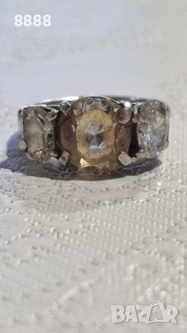 Vintage сребърен пръстен 925 , снимка 4 - Пръстени - 44217316