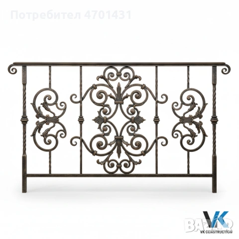Парапети от ковано желязо, оградни пана, снимка 3 - Монтажи - 53029429
