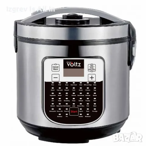 Мултикукър Oliver Voltz, 900W, 5L, 45 програми, LED дисплей, Инокс, снимка 1