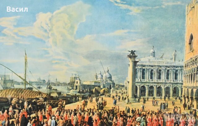 Рисувана литография, снимка 2 - Картини - 39050922