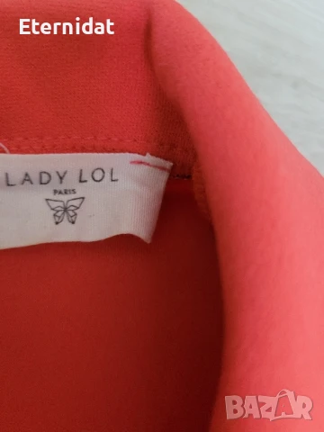 Елегантен гащеризон цвят корал с коланче и джобове , снимка 6 - Гащеризони - 51010059