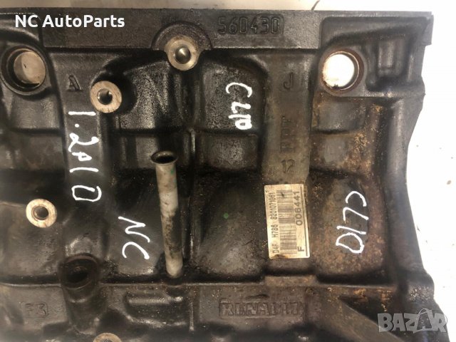 Цилиндров блок за Renault Рено Клио 1.2 турбо бензин 100 D4F784 8201071061 2010, снимка 8 - Части - 39418533