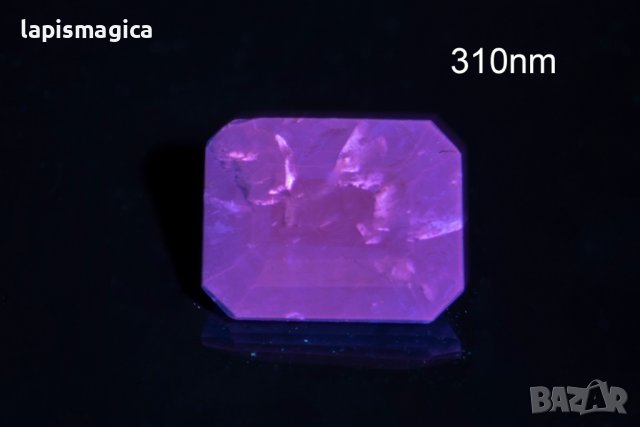Син апатит 0.80ct октагон шлифовка