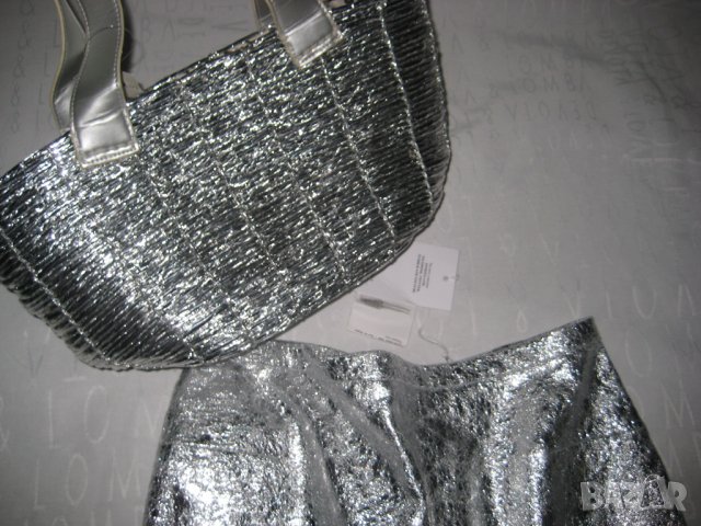 СЕТ +суичер PLUS MINUS created by CHIEMSEE, пола  естествена кожа и чанта, снимка 14 - Суичъри - 34735499