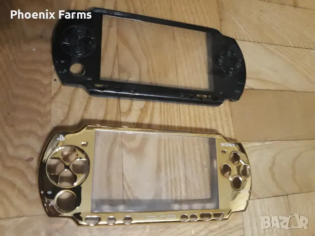 преден панел за psp 1000 златен, преден панел за псп 2000 черен