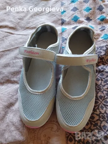 Нови летни 39-ти стелка 25 см с лепки, снимка 2 - Дамски ежедневни обувки - 49376433