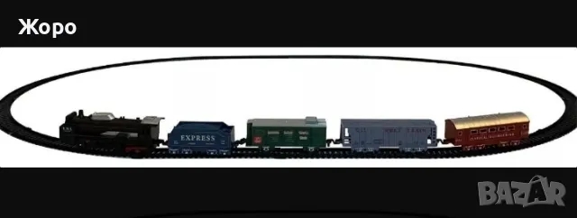 ЕЛЕКТРИЧЕСКИ ДЕТСКИ ЕКСПРЕС ТОВАРЕН ВЛАК-19 С ЗВУК И СВЕТЛИНА 20076, снимка 3 - Влакчета, самолети, хеликоптери - 47444998