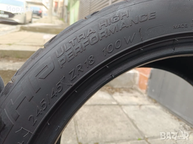  Летни гуми 18 ' цола 245 45 ZR 18 Riken DOT 1222 4 броя, снимка 8 - Гуми и джанти - 53757720