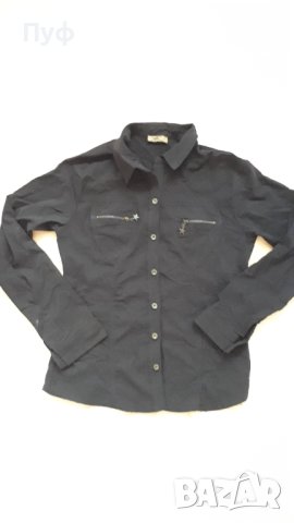 Черна дамска риза, снимка 1