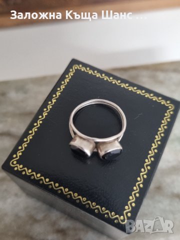 Vintage сребърен пръстен 925 проба , снимка 2 - Пръстени - 41859681