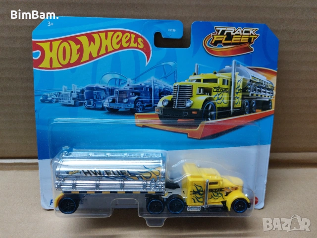 Камиони / колички Hot Wheels - 20 модела  Track Fleet - Nitro Rail, снимка 7 - Коли, камиони, мотори, писти - 51551959