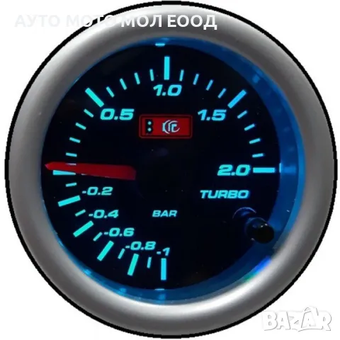 Уред за налягането на турбината Boost Meter - 2 bar/52мм/7 цвята., снимка 2 - Аксесоари и консумативи - 50197282