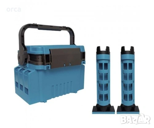 Куфар стол PRO FL Tackle Seat Box Surf Casting морски риболов от плаж, снимка 6 - Такъми - 53333125