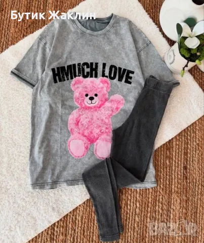 Дамска тениска и клин, снимка 1