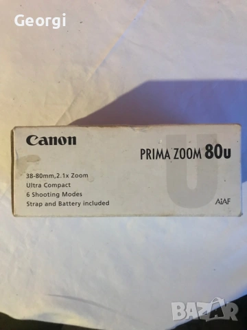 Фотоапарат Canon, снимка 3 - Фотоапарати - 53684310