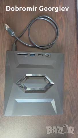Външна CD/DVD записвачка B21-Y 5-в-1 USB 3.0 / USB-C + SD Card Reader