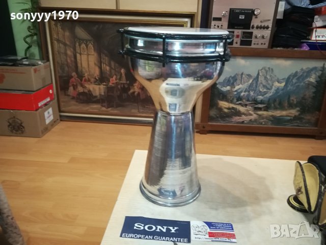 НОВА ГОЛЯМА ТАРАМБУКА 40Х25СМ ИНОКС 0509231254, снимка 4 - Ударни инструменти - 42087233