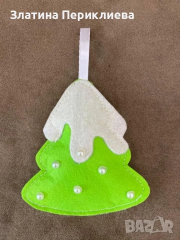 Коледни играчки от филц, снимка 3 - Други - 52532285