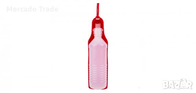 Преносима бутилка за вода за кучета, 500мл 