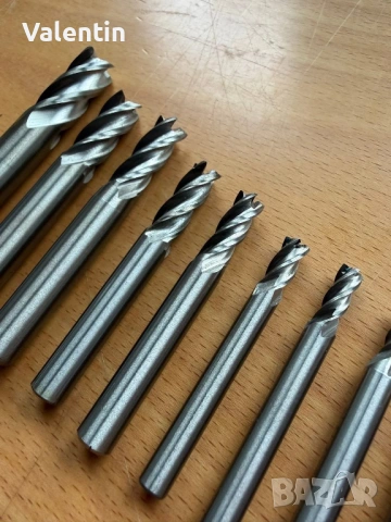 Комплект нови HSS фрезери 10 броя, снимка 3 - Други инструменти - 53460503