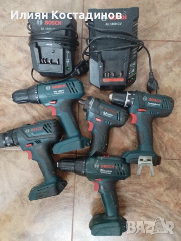 Bosch 18 v, винтоверти и зарядни