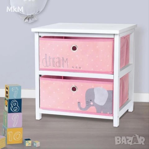 Красив шкаф за детска стая с чекмеджета на марката Home Styling Collection, снимка 7 - Мебели за детската стая - 42351538