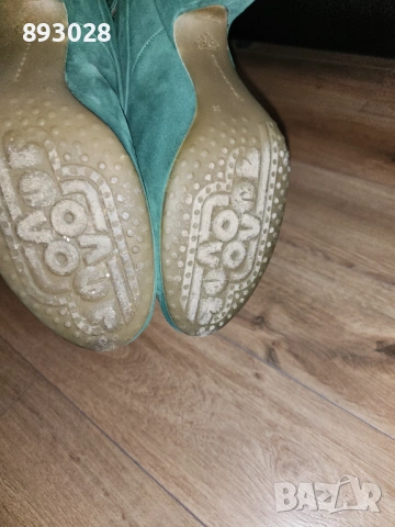 Дамски боти естествен набук Fornarina 39 номер, снимка 9 - Дамски боти - 53578934