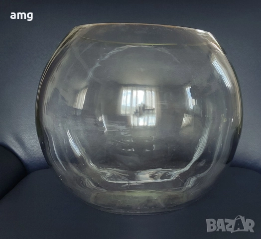 Голям Кръгъл Аквариум 11л 30х30см