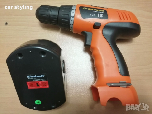 Винтоверт с батерия и зарядно Bavaria Enhell + зеге, снимка 3 - Винтоверти - 52508775